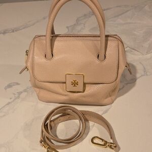 Tory Burch CLARA 2 Satchel with Gold Accents